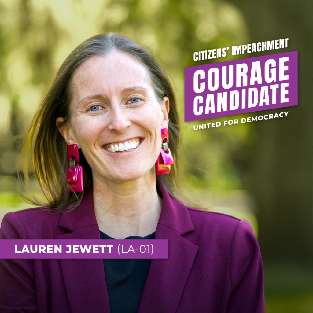 Louisiana Courage Candidate Lauren Jewett District LA-01