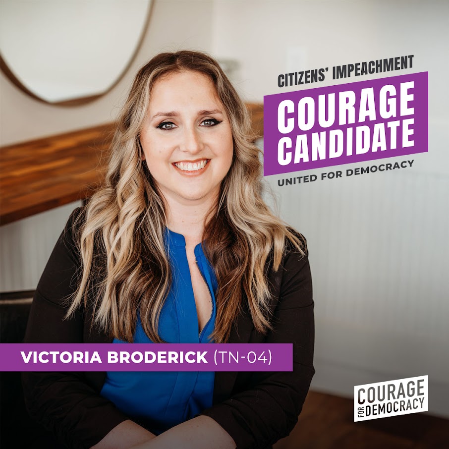 Tennessee Courage Candidate Victoria Broderick District TN-04