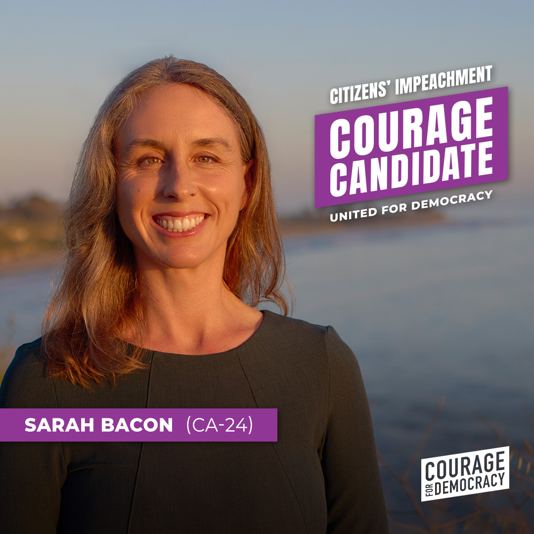 California Courage Candidate Sarah Bacon CA-24