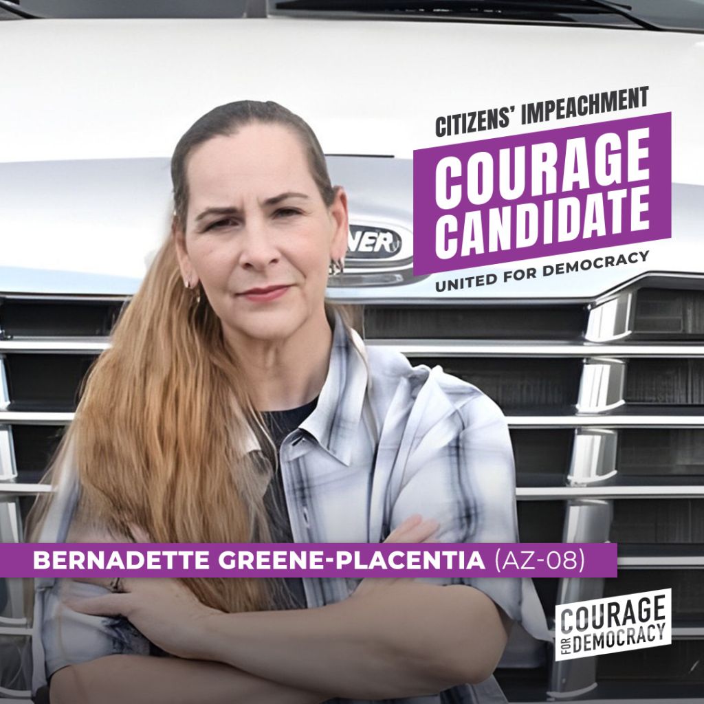 Arizona Courage Candidate Bernadette Greene-Placentia District AZ-08